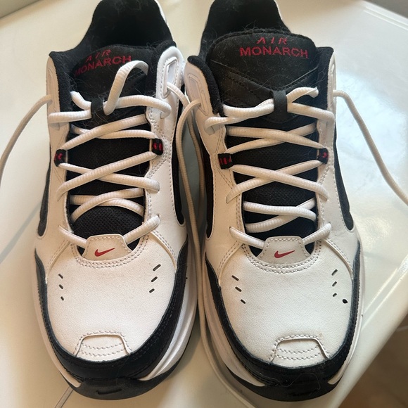 Nike Air Monarch Men's 10.5. New without tags. White, black, red. No box. - Picture 5 of 5